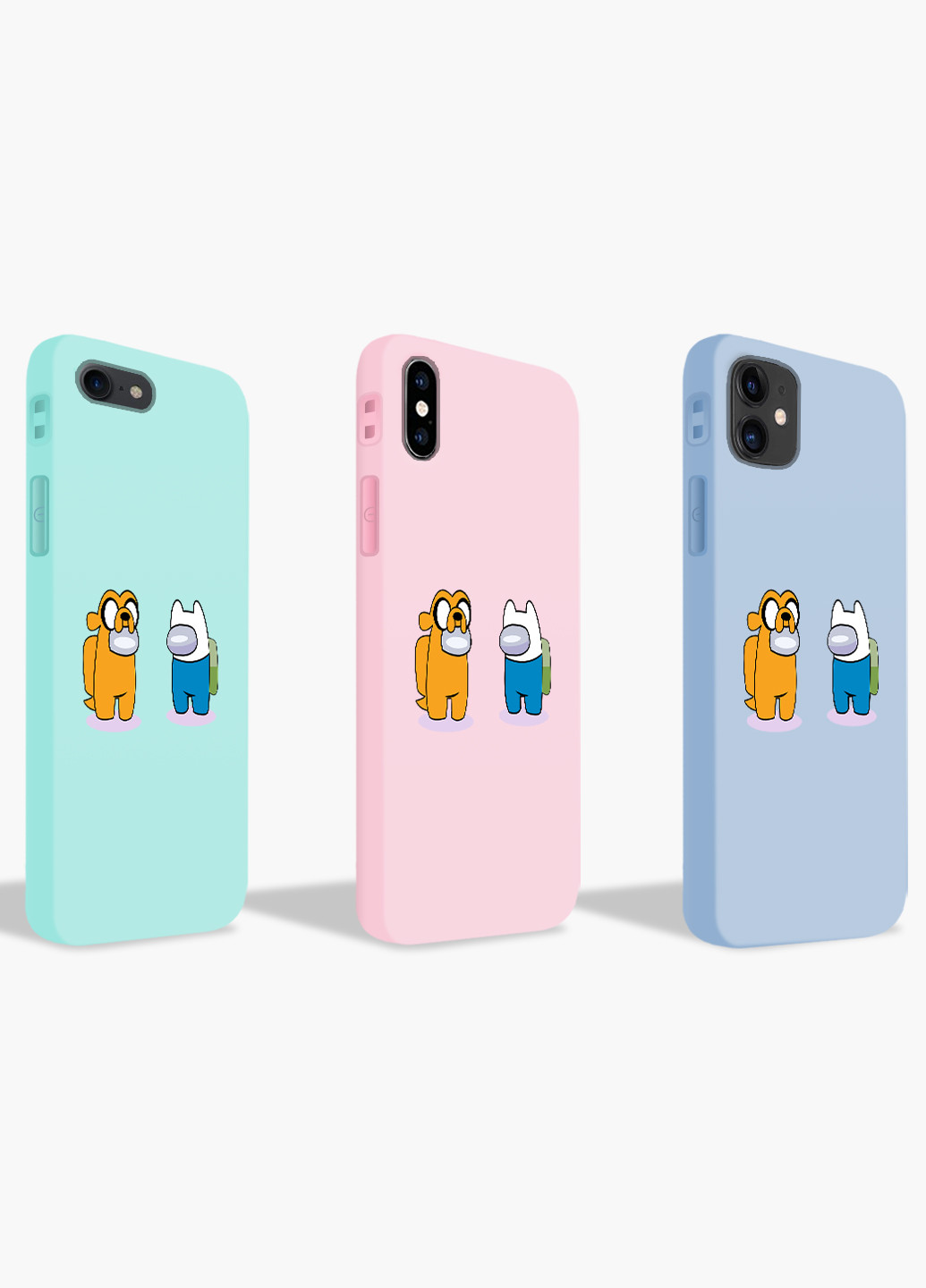 Чохол силіконовий Apple Iphone Xs Max Амонг Ас Час пригод (Among Us Adventure Time) (8226-2414) MobiPrint (219565489)