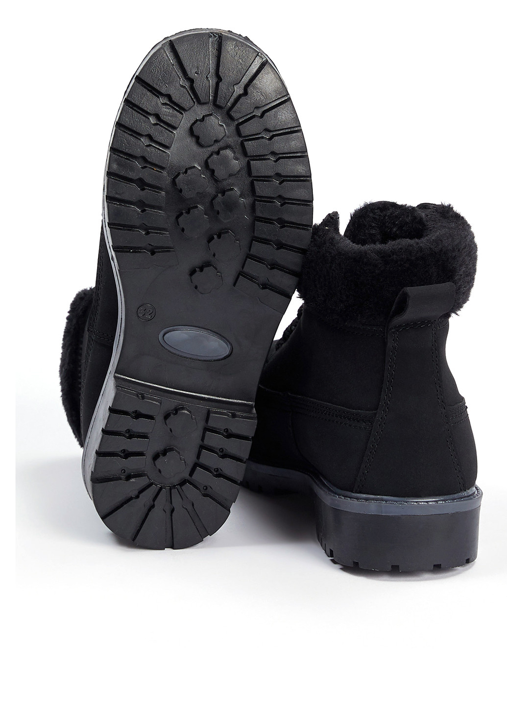 Черные кэжуал осенние ботинки DeFacto