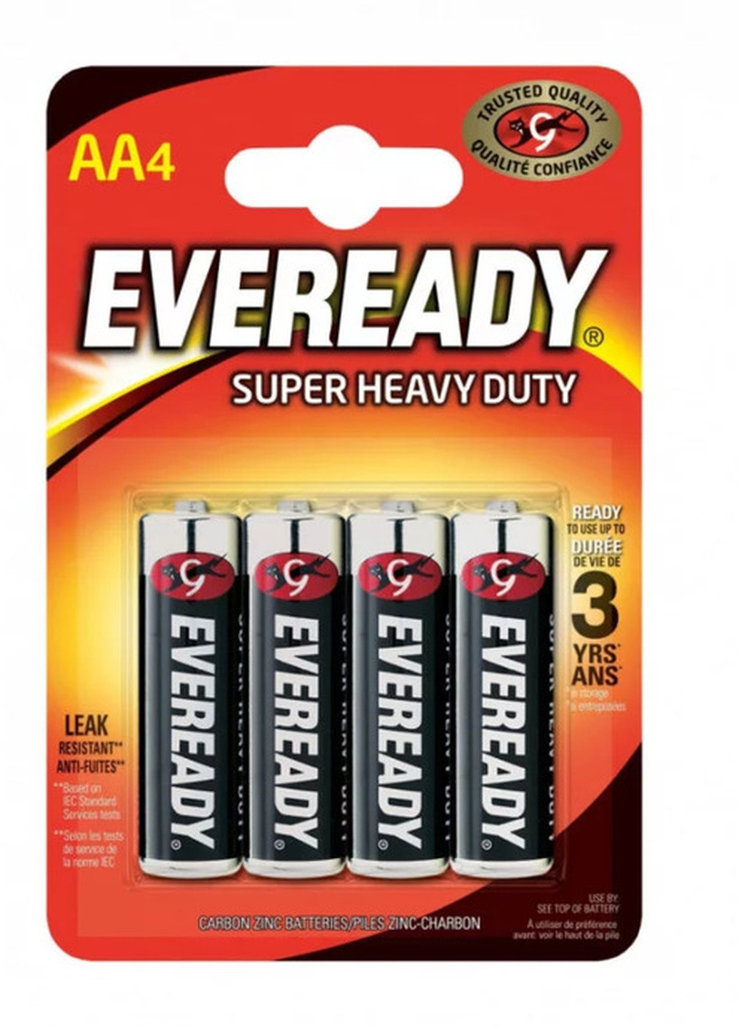 Батарейка EVEREADY AA Super Heavy Duty 4шт. Energizer 7638900083590 (256602786)