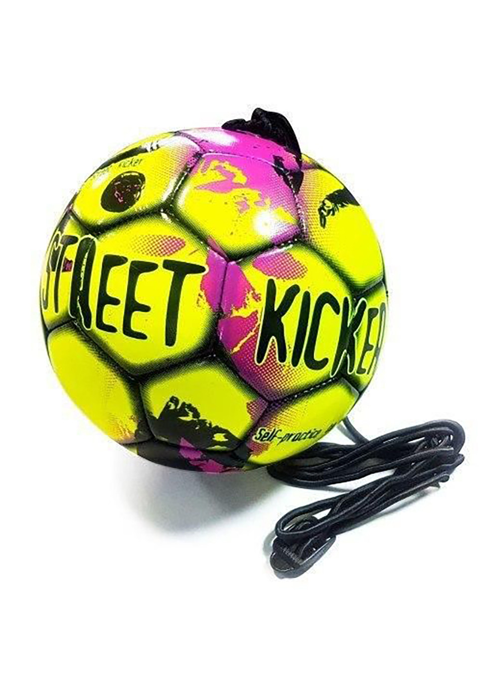 М'яч футзальний Street Kicker New жовтий/чорний Уни 4 (389482-014-4) Select (254315124)