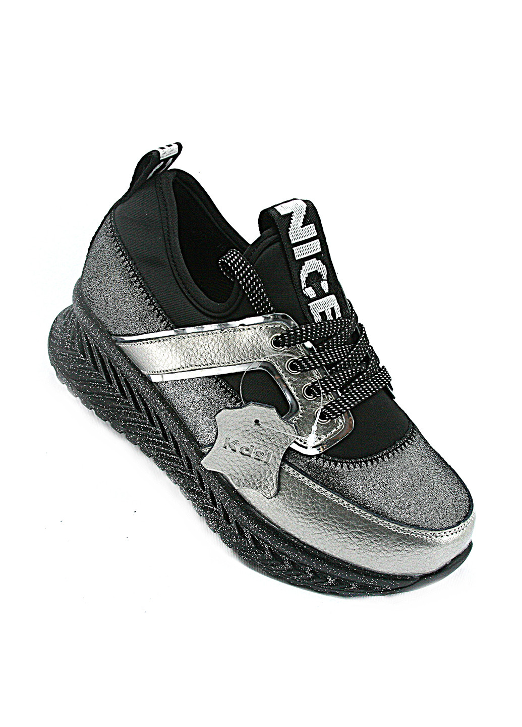 Срібні осінні кросівки KDSL