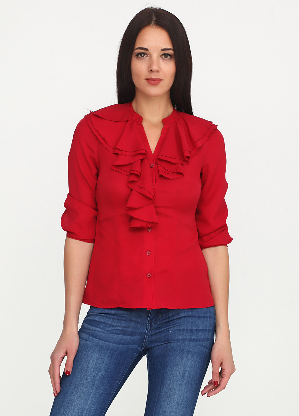 Бордовая блуза Limited