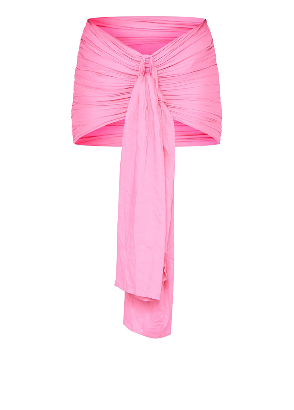 Розовая кэжуал однотонная юбка PrettyLittleThing