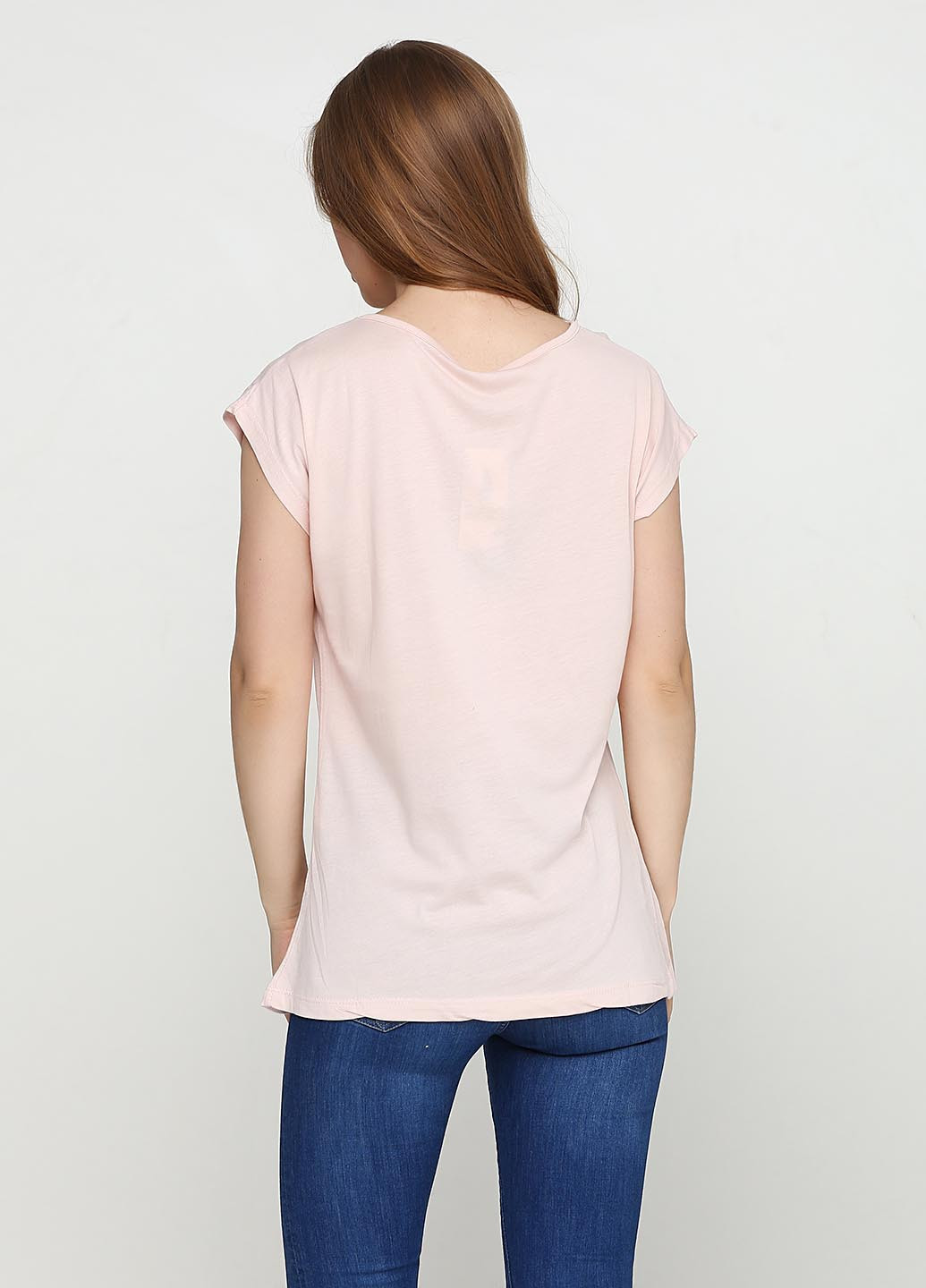Светло-розовая демисезон футболка Frekans