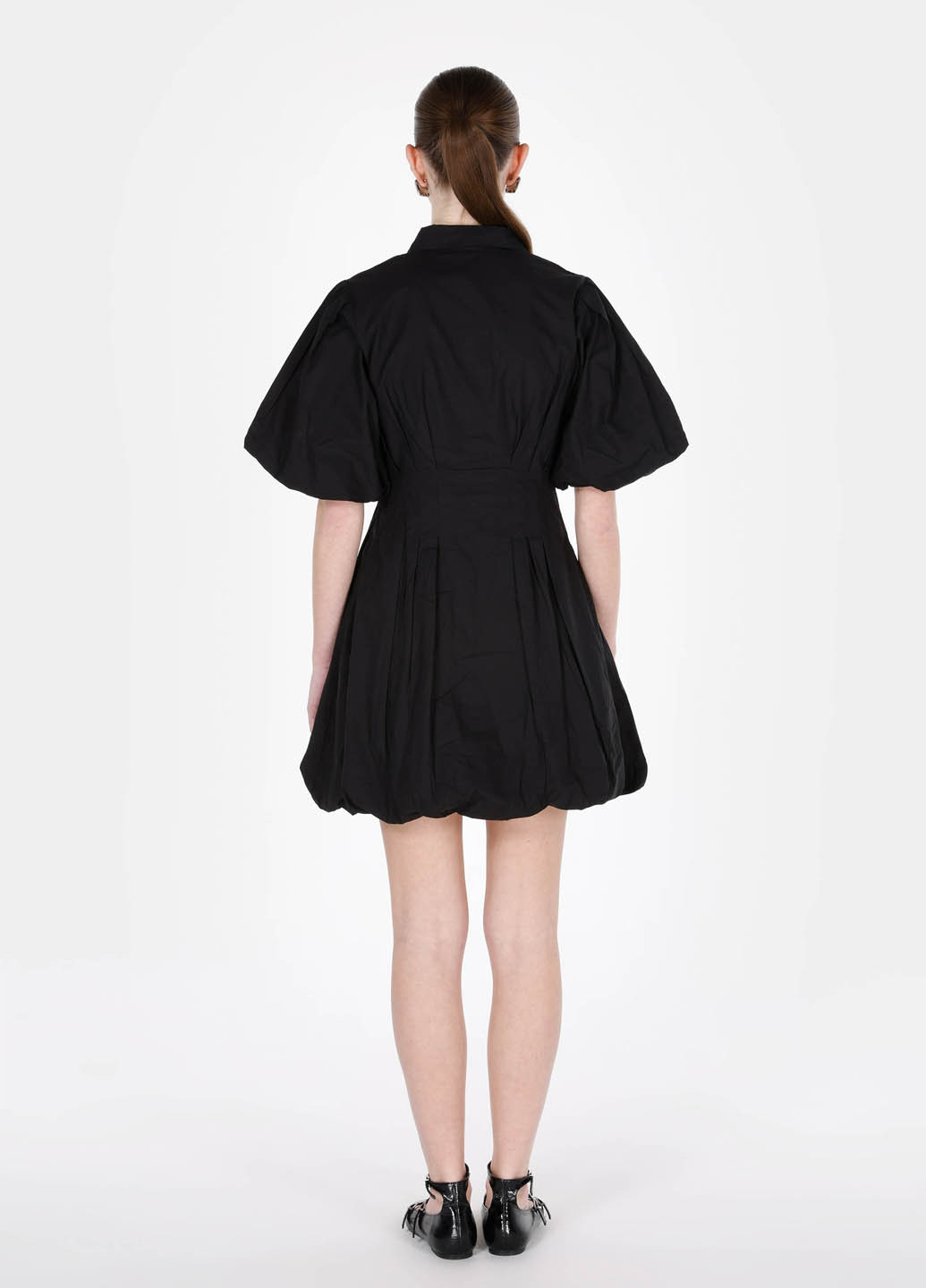 Чорна кежуал сукня балон, сукня-сорочка Colin's однотонна