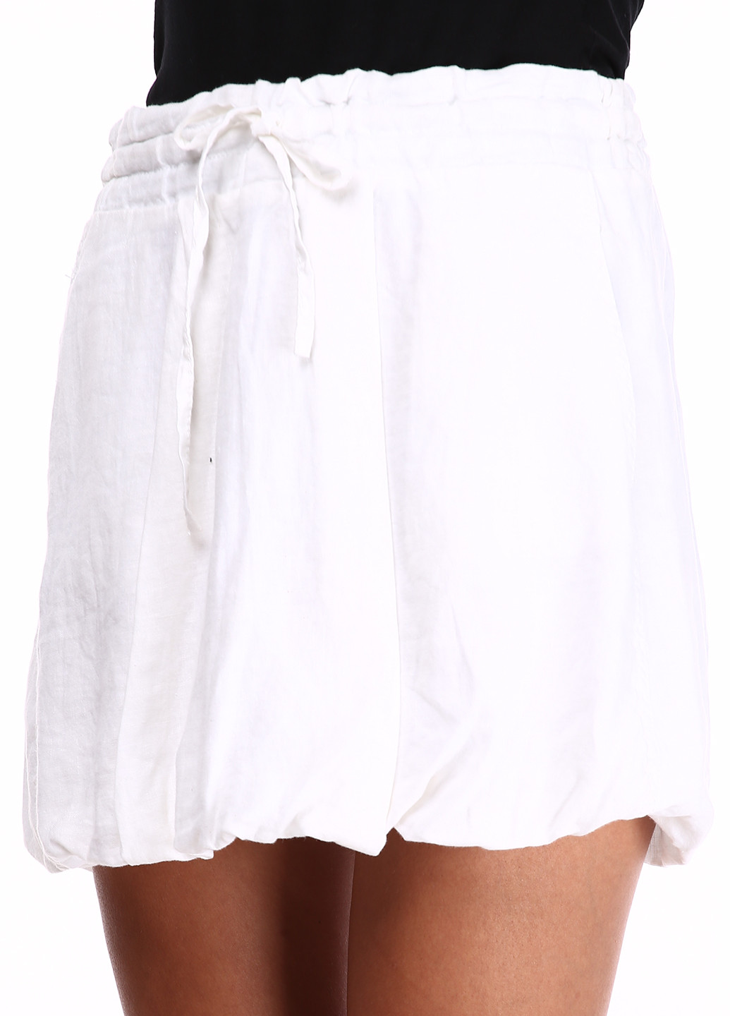 Белая кэжуал однотонная юбка Miss Sixty со средней талией