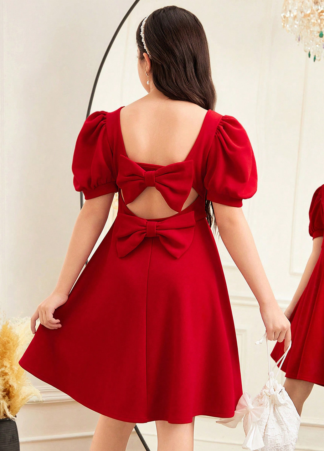 Красное платье SHEIN (365437562)