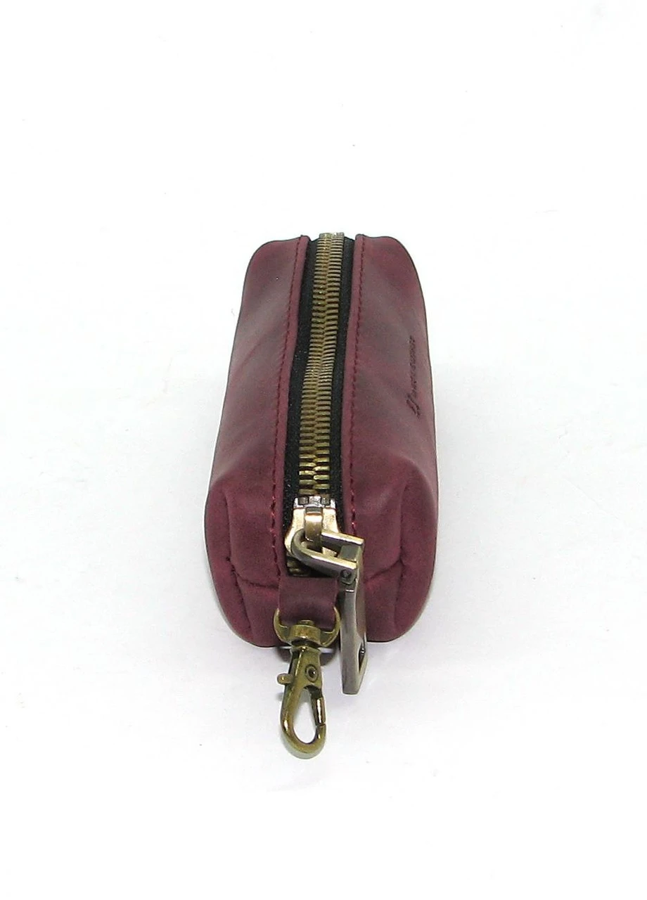Кожаная ключница DNK Keys-S bochka H бордовая DNK Leather (253933164)
