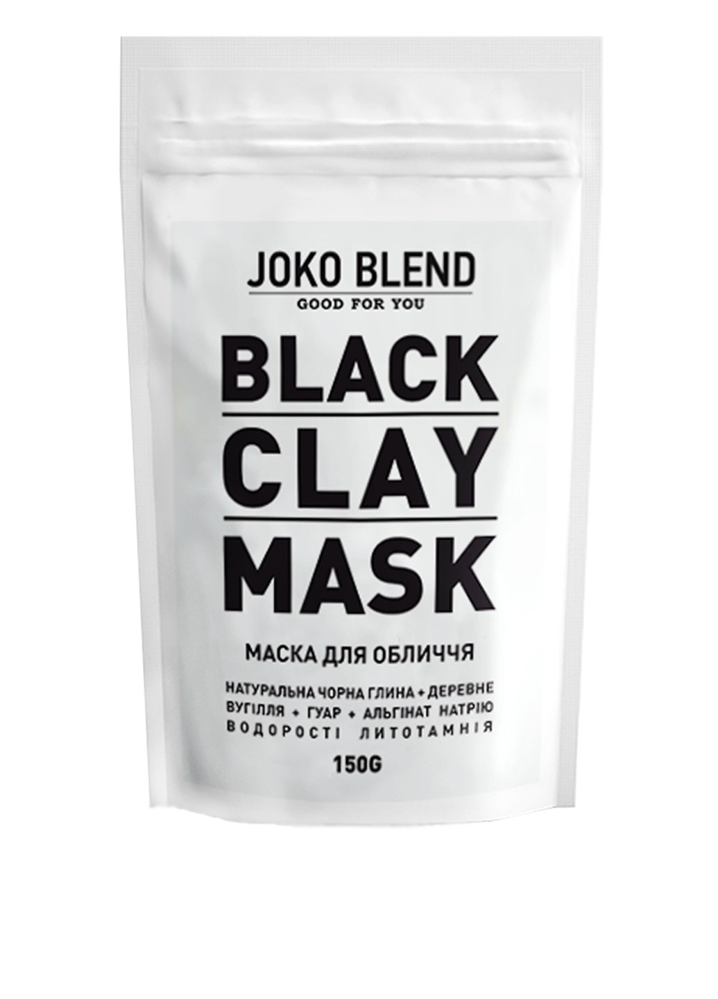 Маска для обличчя чорна глиняна, 150 г Joko Blend (80604476)