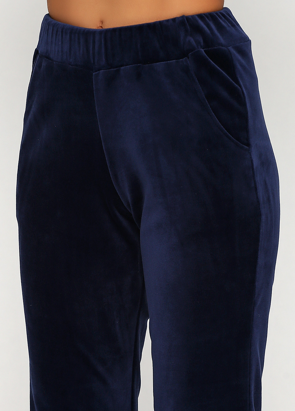 Костюм (худи, брюки) Ghazel брючный тёмно-синий кэжуал