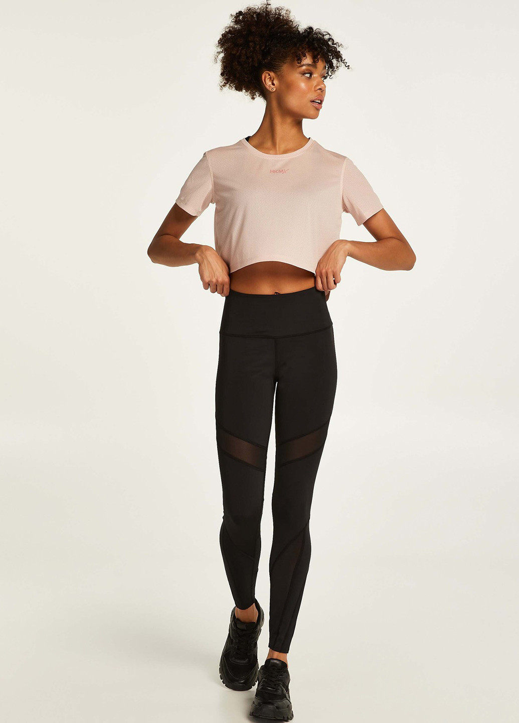 Черные демисезонные леггинсы Hunkemoller