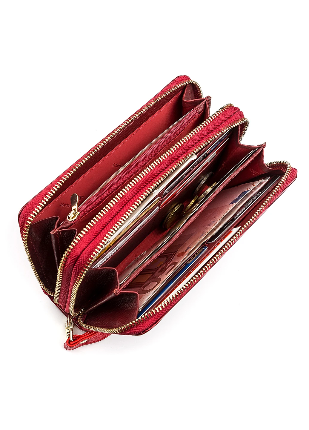 Жіночий шкіряний гаманець 19,5х10х4 см st leather (252128869)
