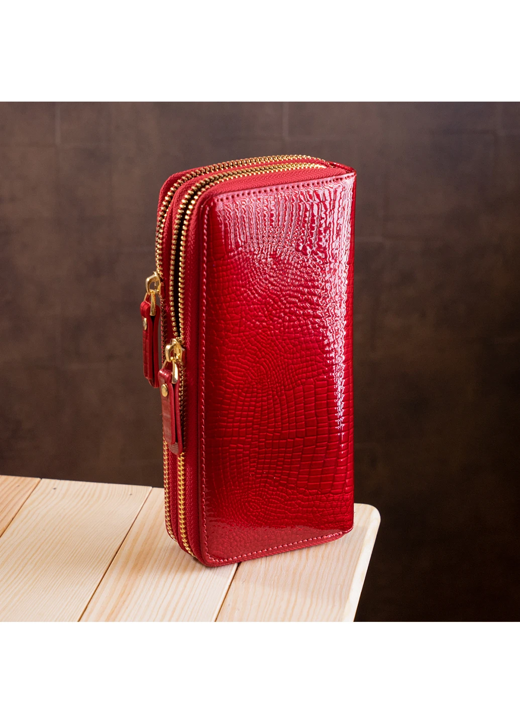 Жіночий шкіряний гаманець 19,5х10х4 см st leather (252128869)