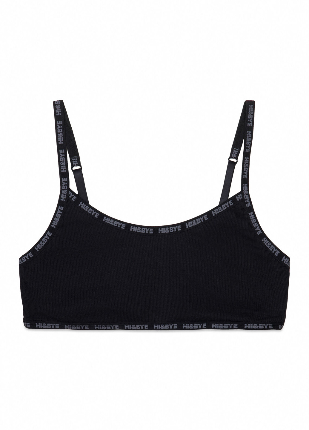 Чорний топ бюстгальтер Women'secret без кісточок бавовна