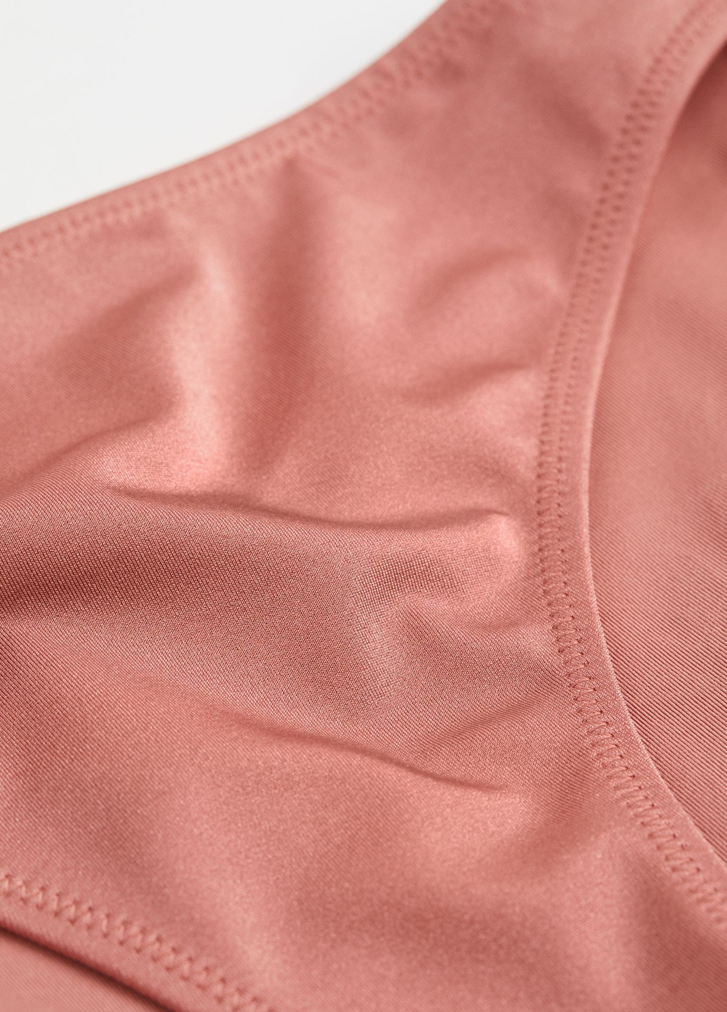 Розово-коричневые купальные трусики однотонные H&M