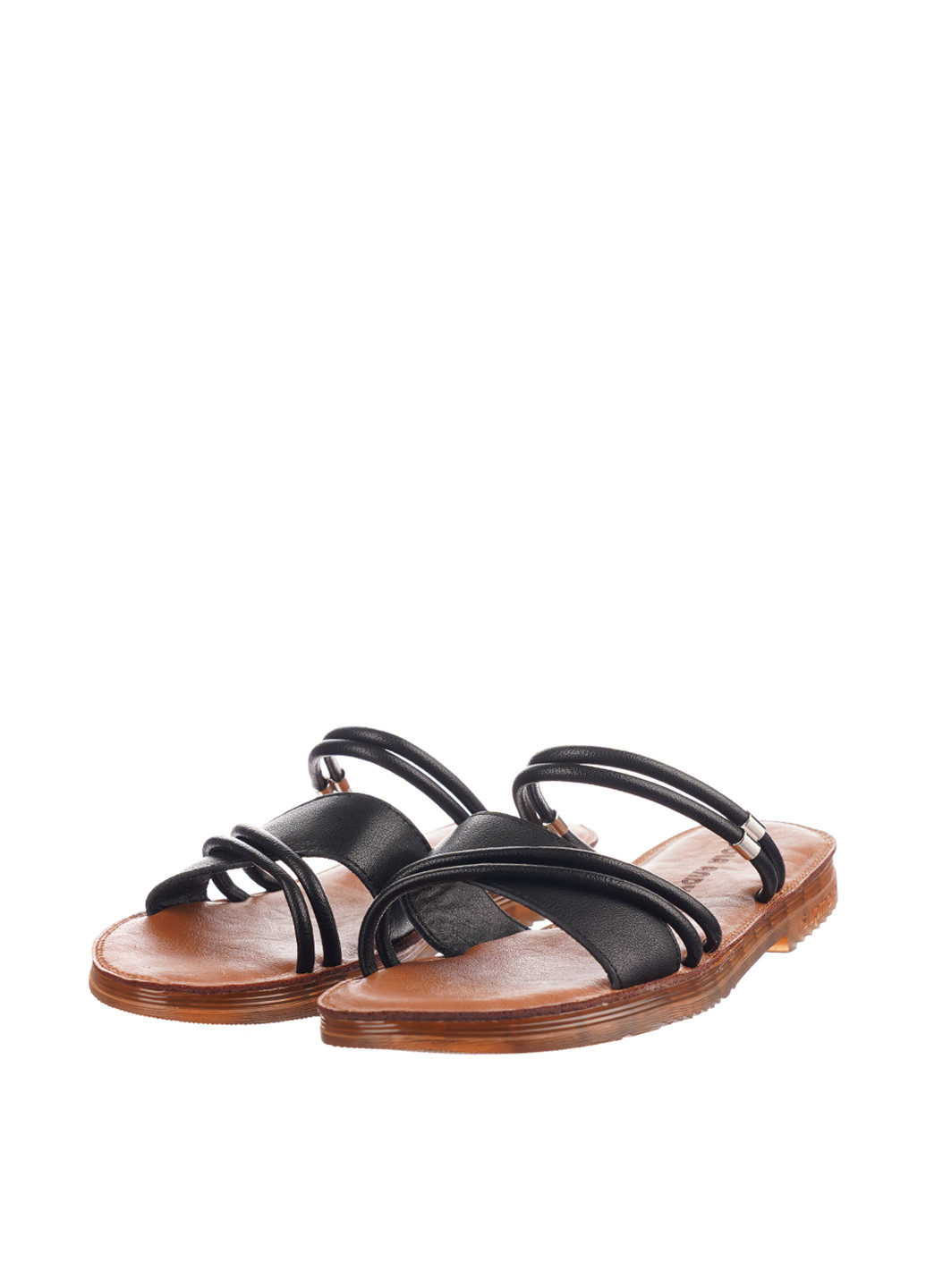 Черные шлепанцы Lola Andy плетение