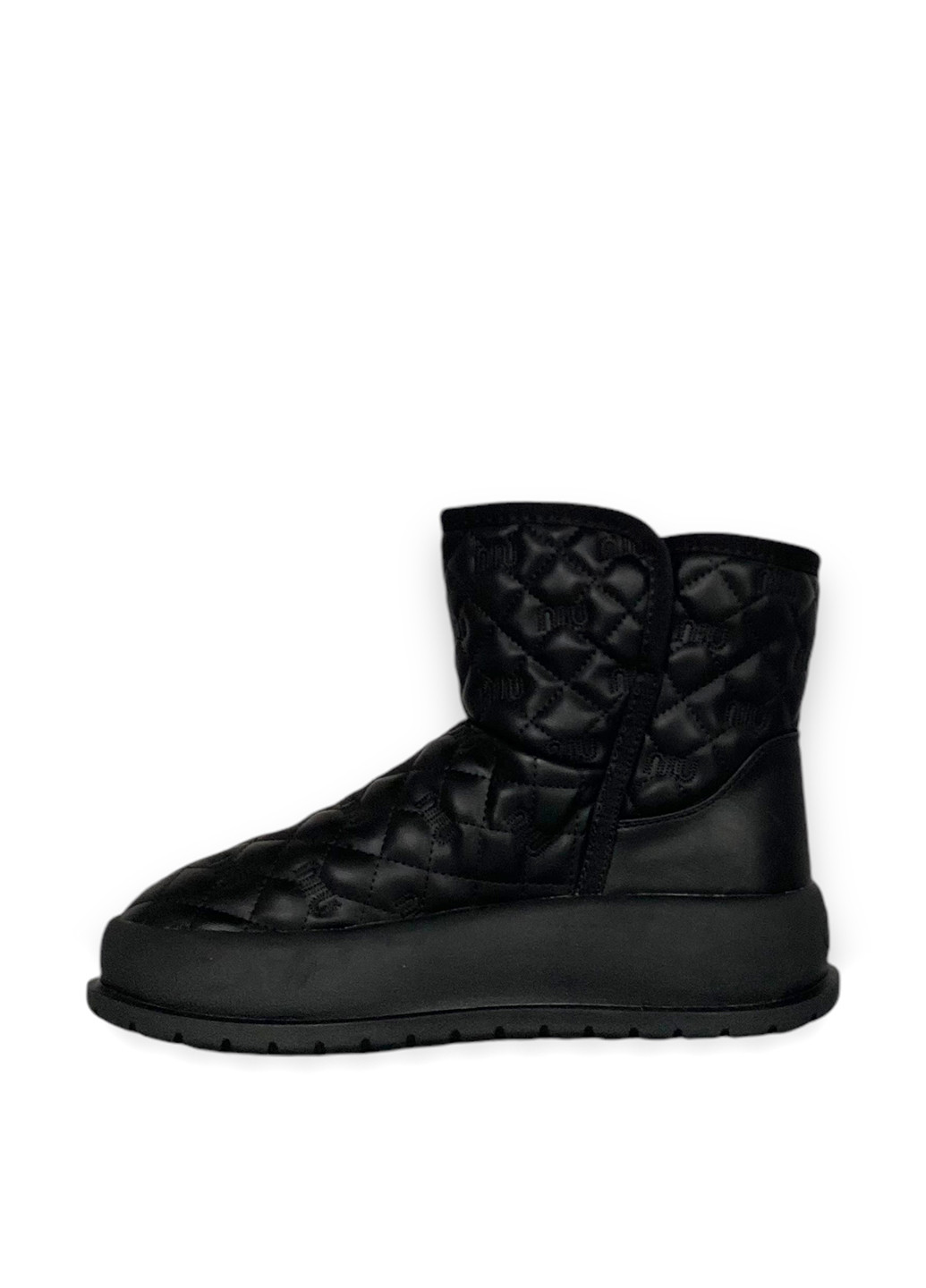 Зимние ботинки ALLSY без декора тканевые