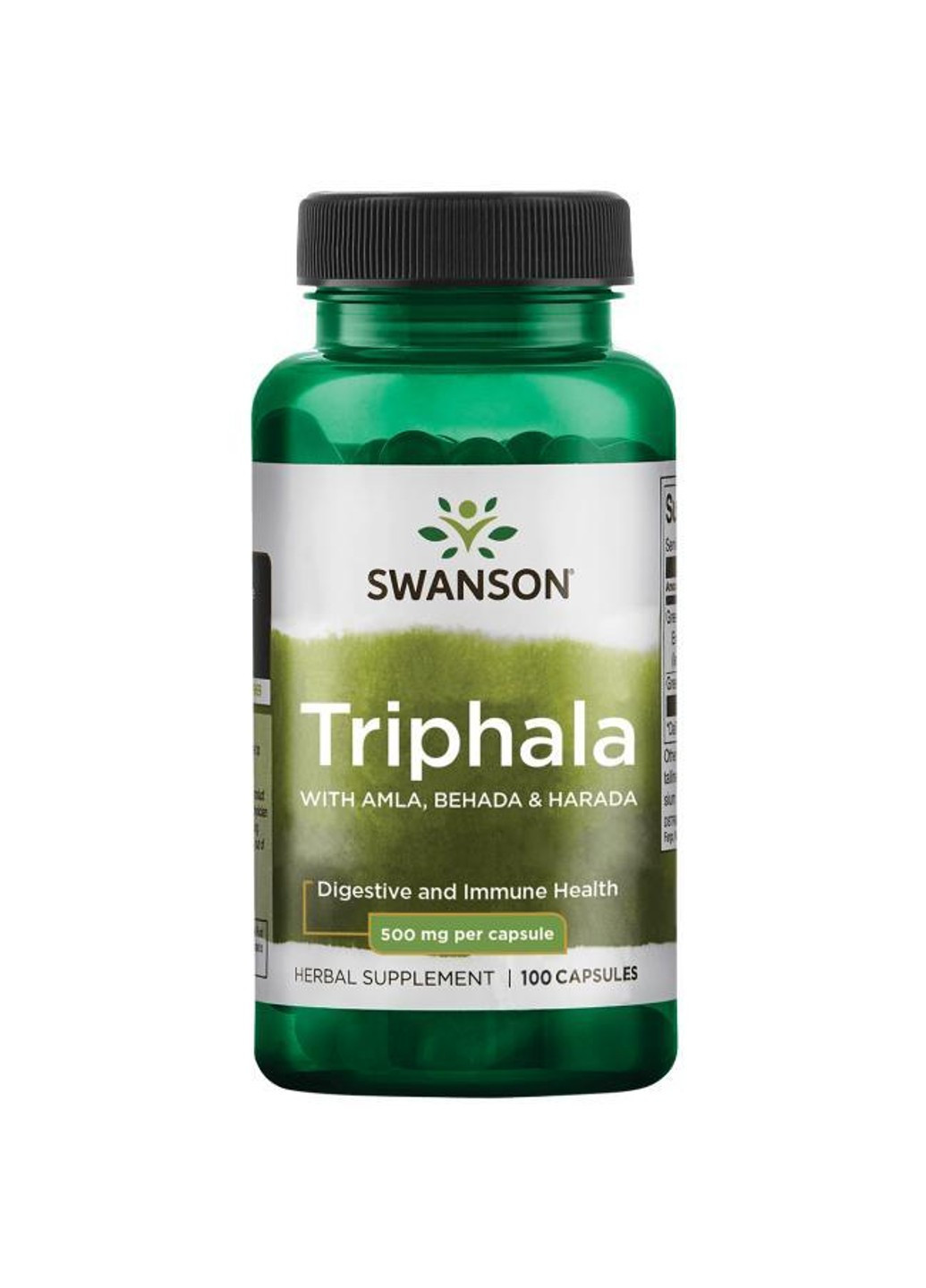 Трифала Triphala 500 mg 100 капсул Swanson (255408928)