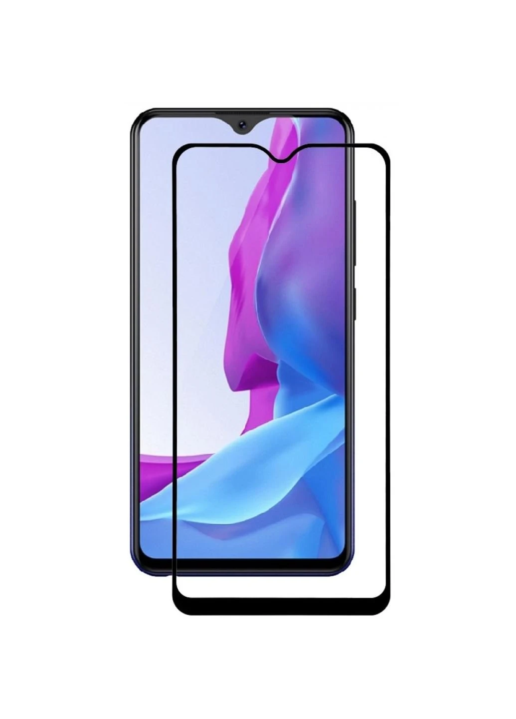 Стекло защитное Vivo Y93 Lite Black (703949) BeCover (249597208)