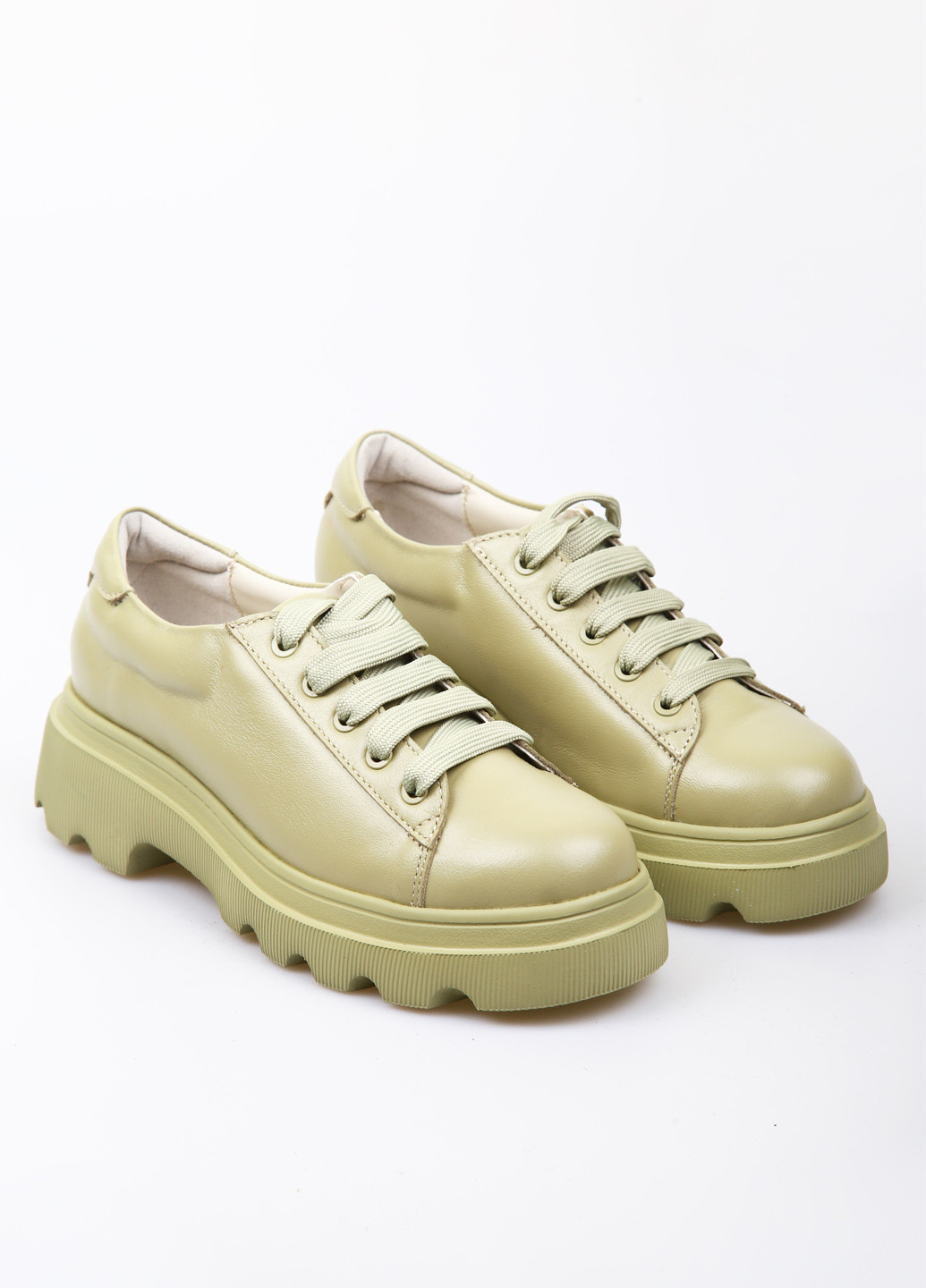 AURA Туфли оливковый з натуральная кожа, украина — демисезон (370635469)