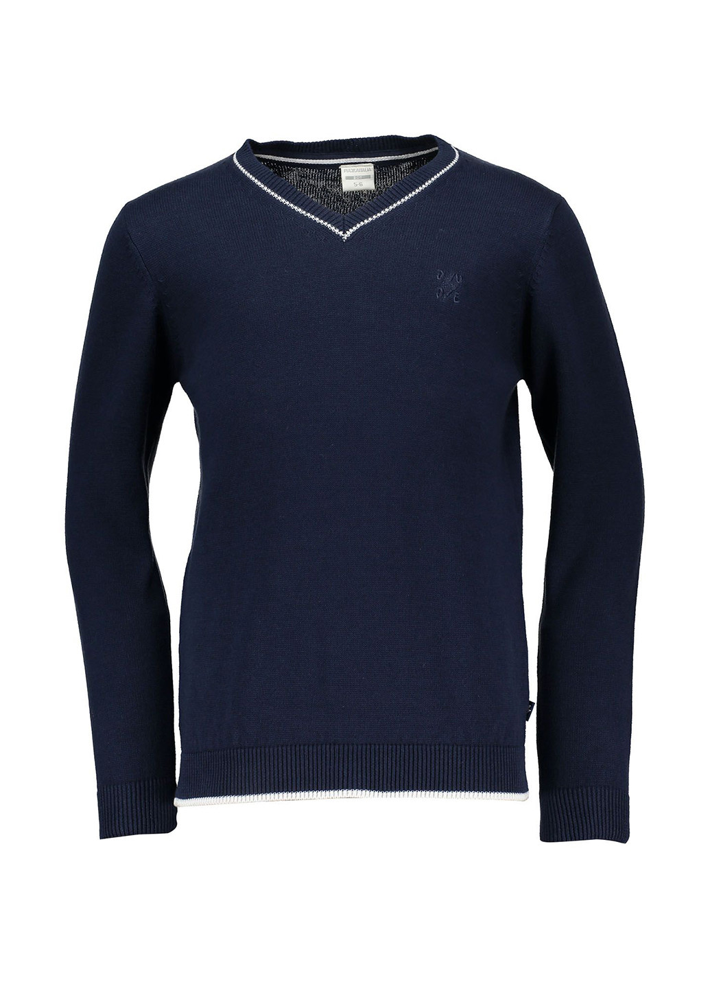 Темно-синий демисезонный пуловер пуловер Piazza Italia