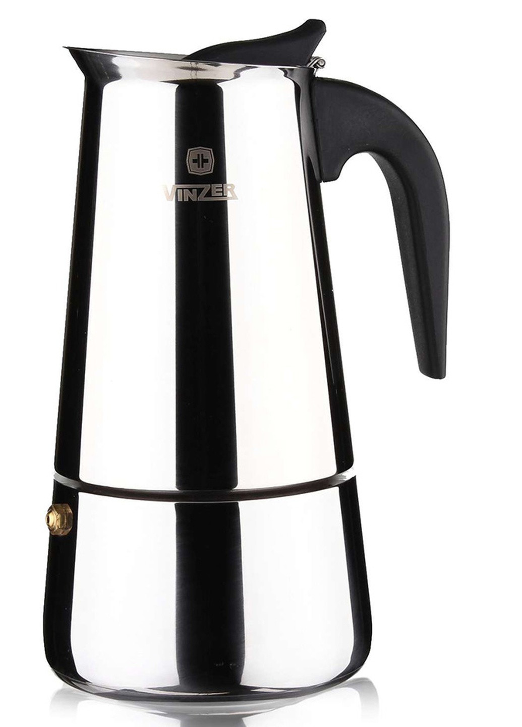 Кавоварка гейзерна Moka Inox Induction 9 чашок 55 мл (89393) Vinzer (254026041)