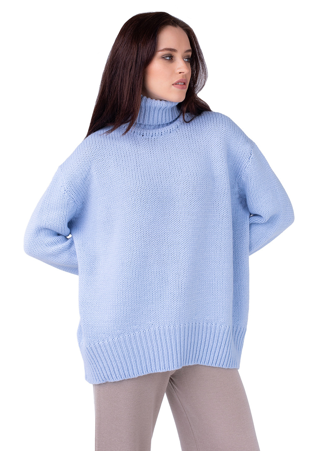 Голубой демисезонный свитер Viviami