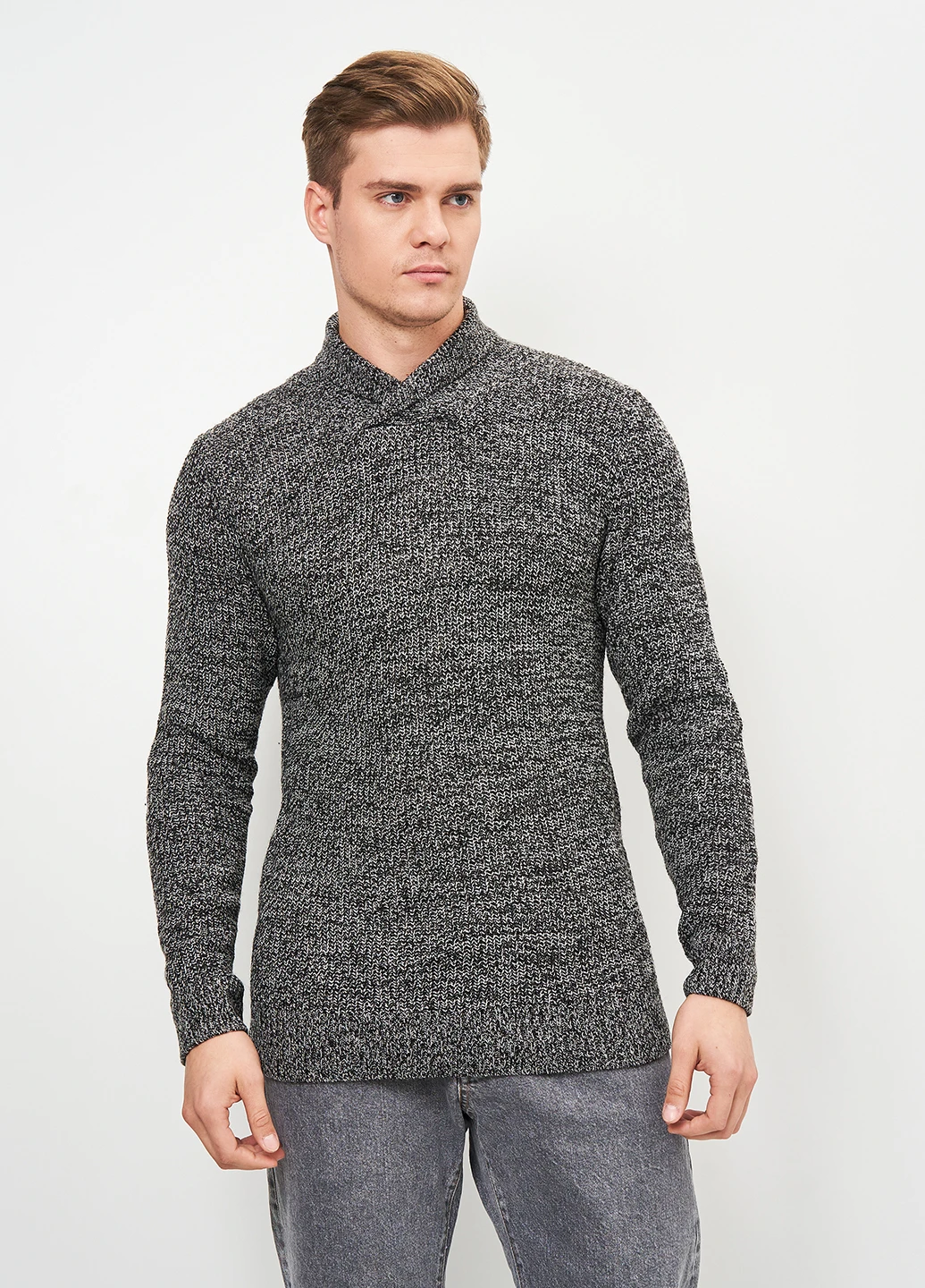 Темно-сірий демісезонний светр H&M