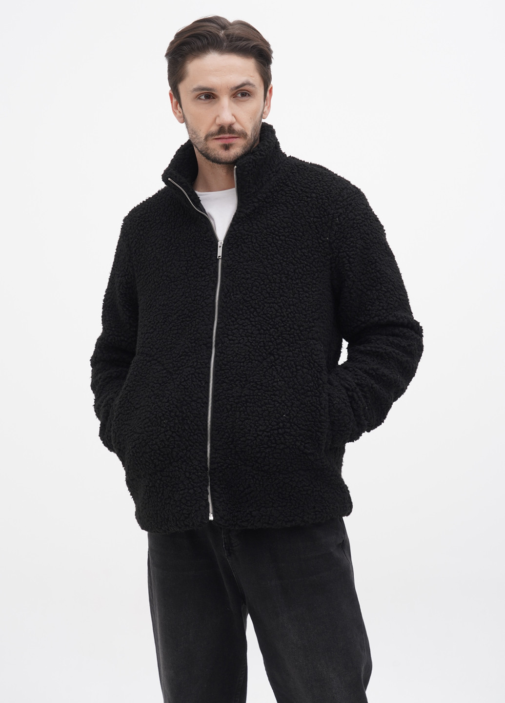 Чорна зимня куртка Boohoo