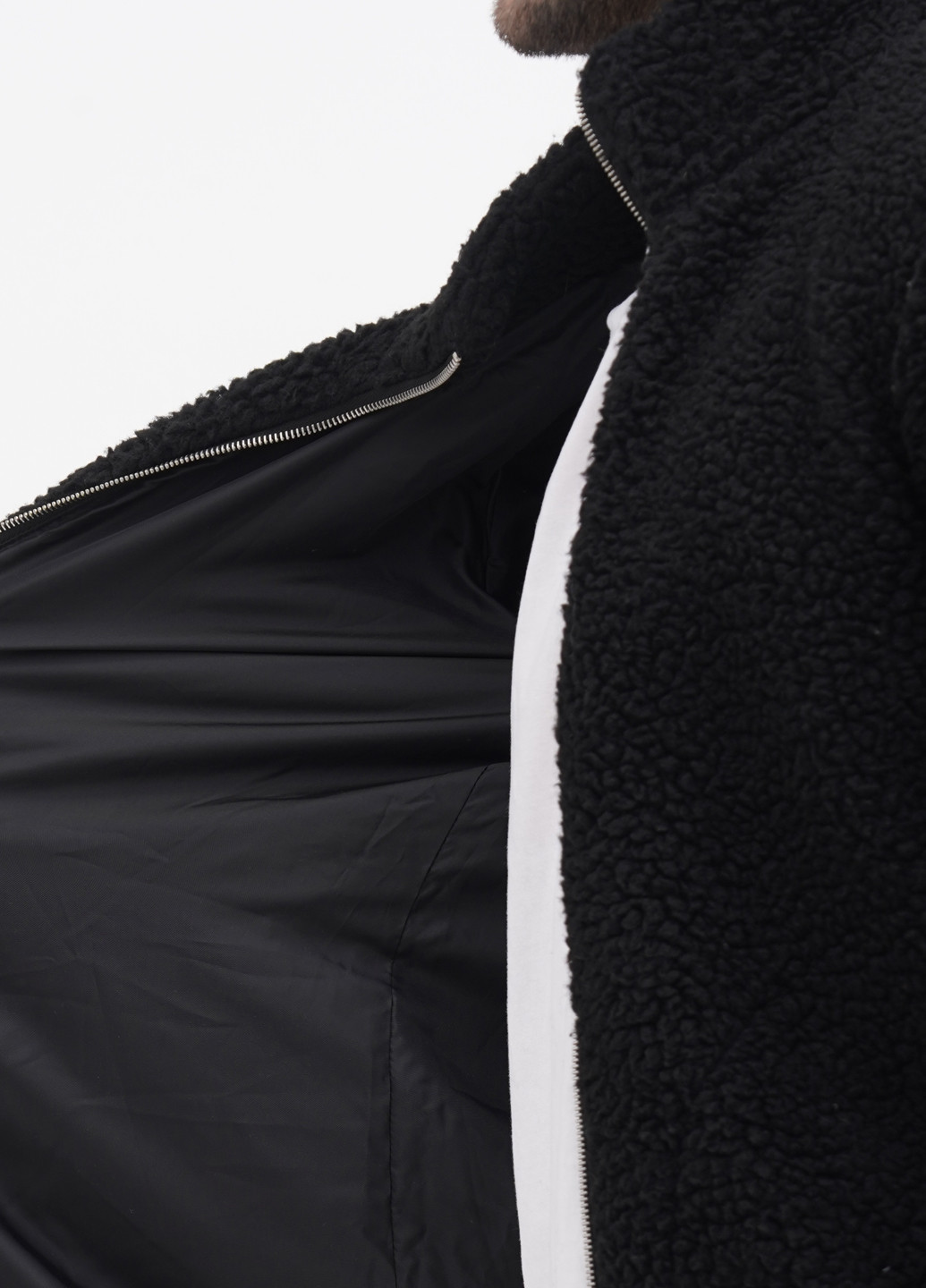 Чорна зимня куртка Boohoo