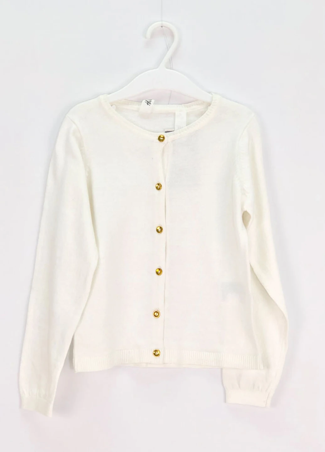 Белый демисезонный кардиган H&M