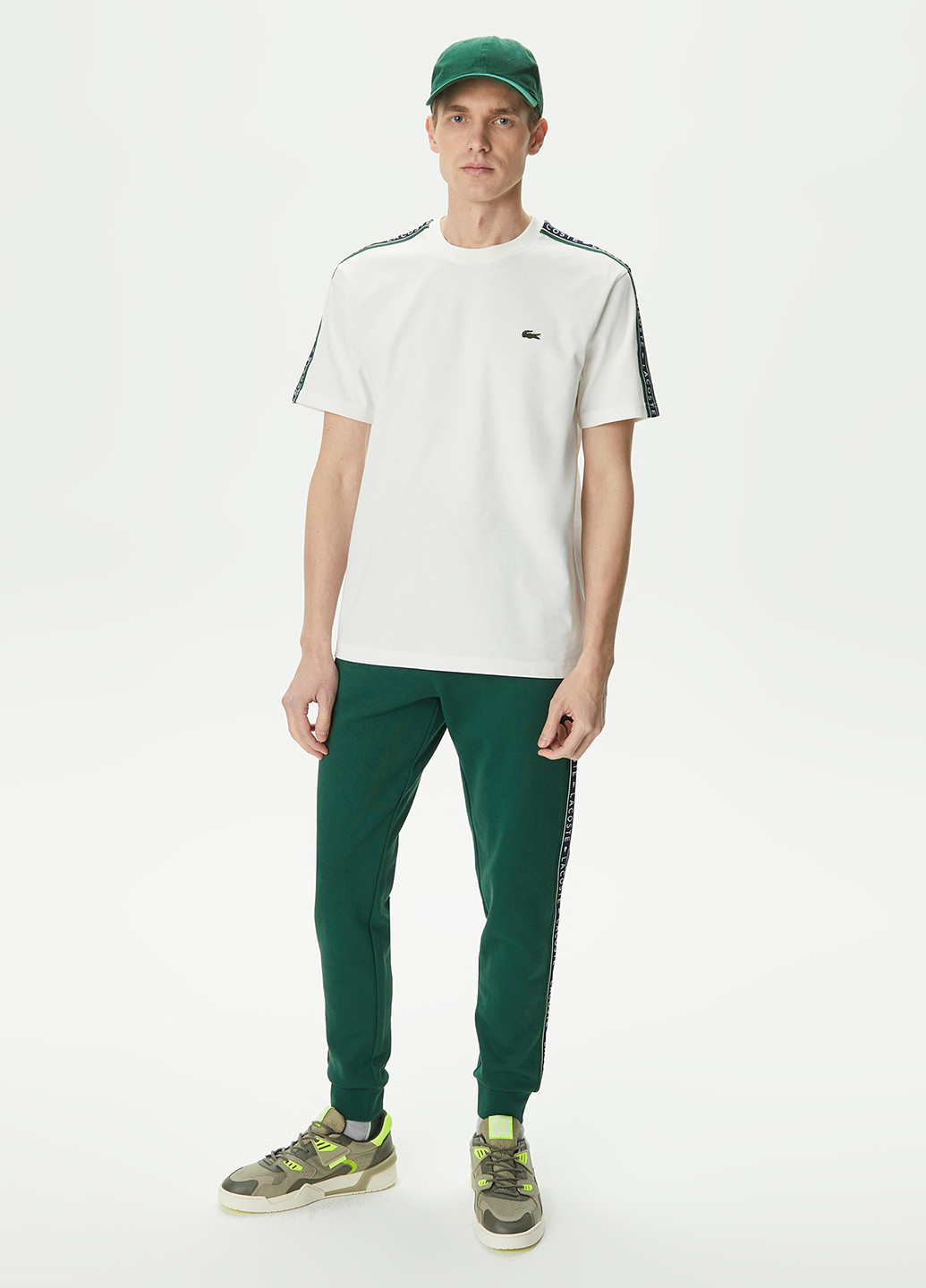 Біла футболка Lacoste