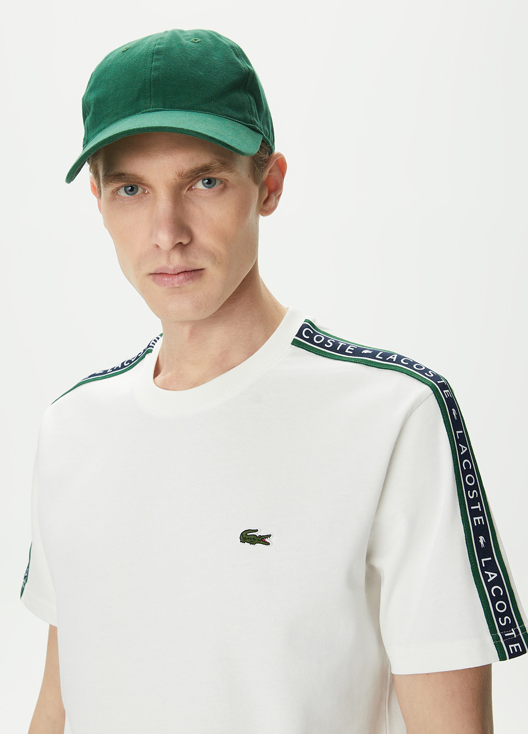 Біла футболка Lacoste