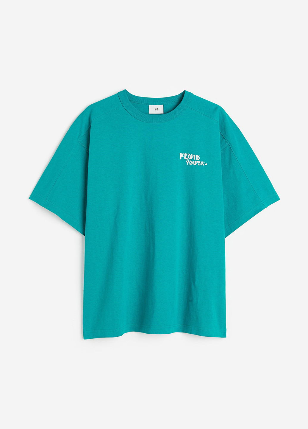 Бірюзова футболка H&M