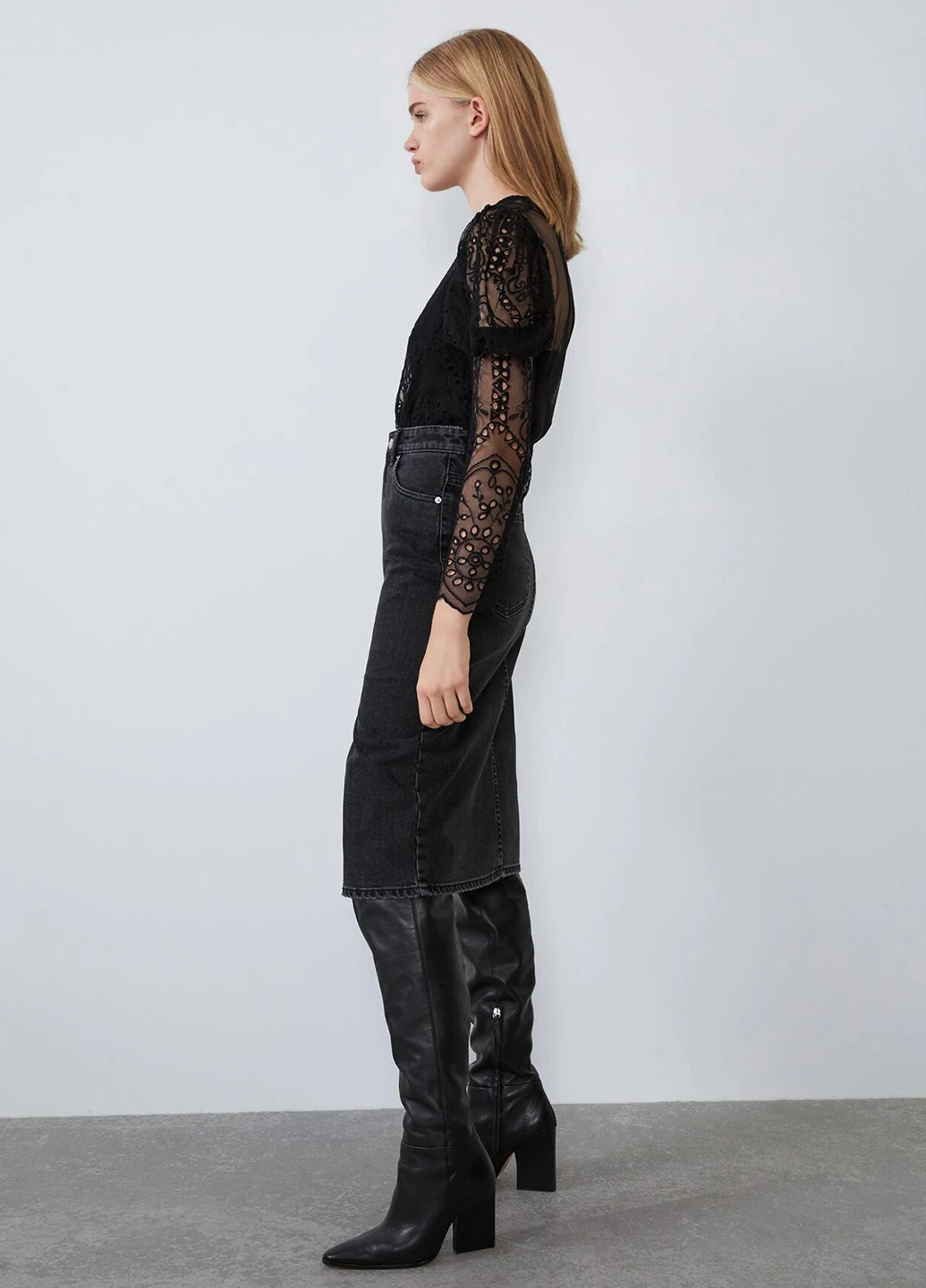 Чёрная блуза Zara