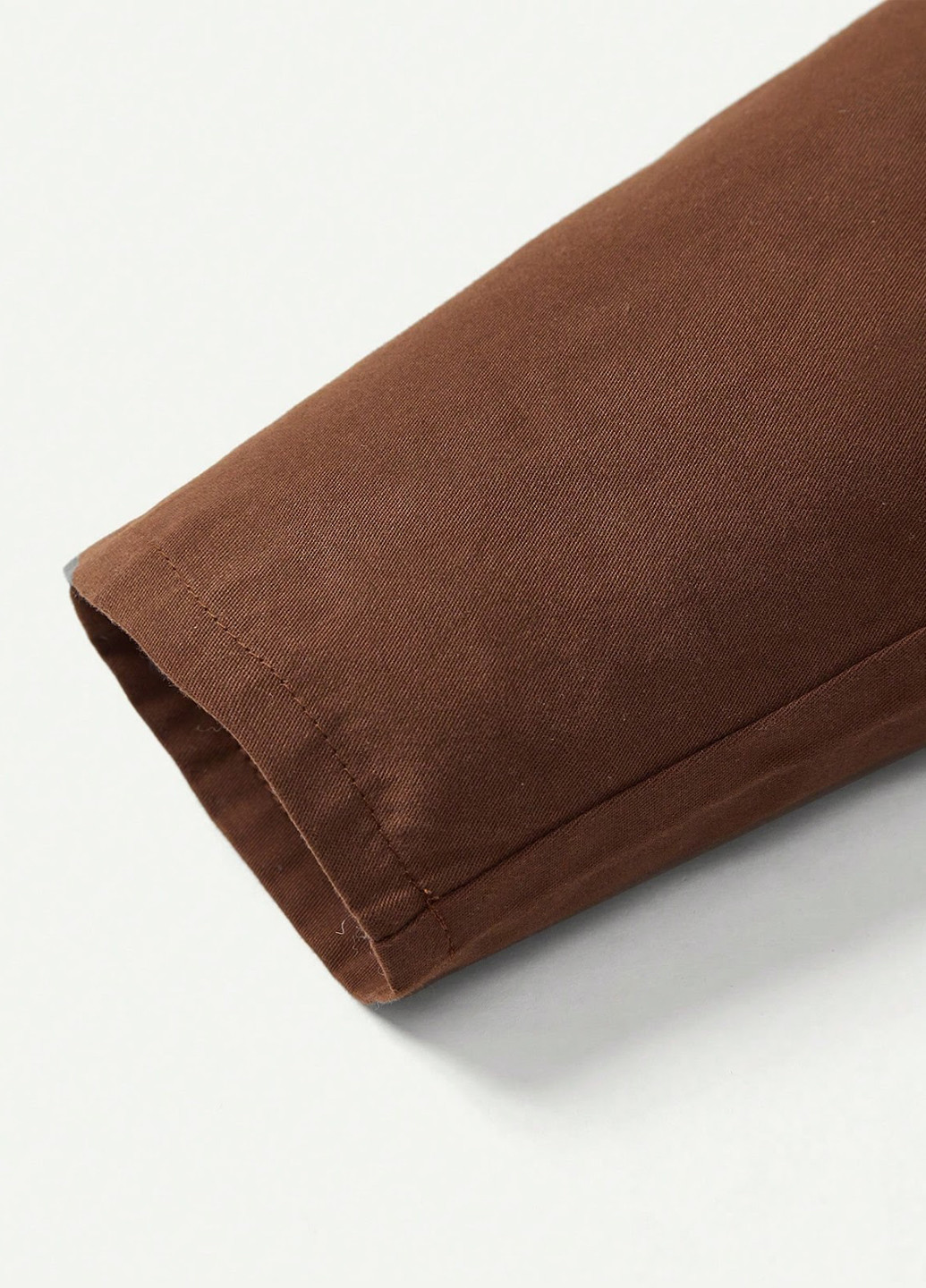 Коричневий демісезонний комплект (сорочка, комбінезон, метелик) SHEIN