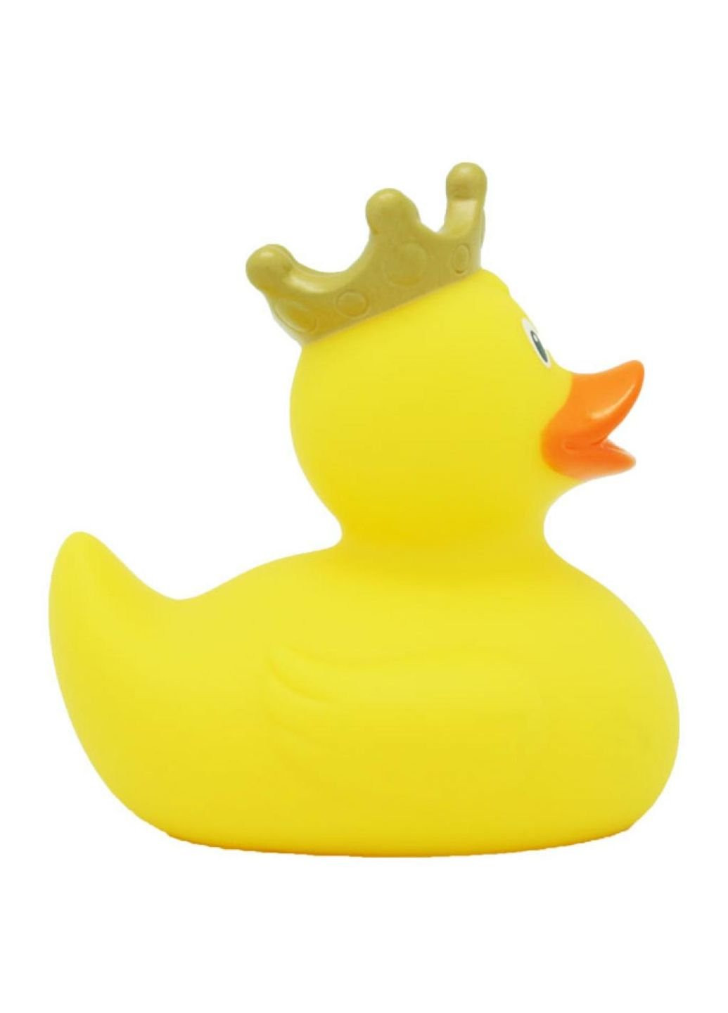 Іграшка для ванної LiLaLu Качка в короні жовта (L1925) No Brand (254078721)