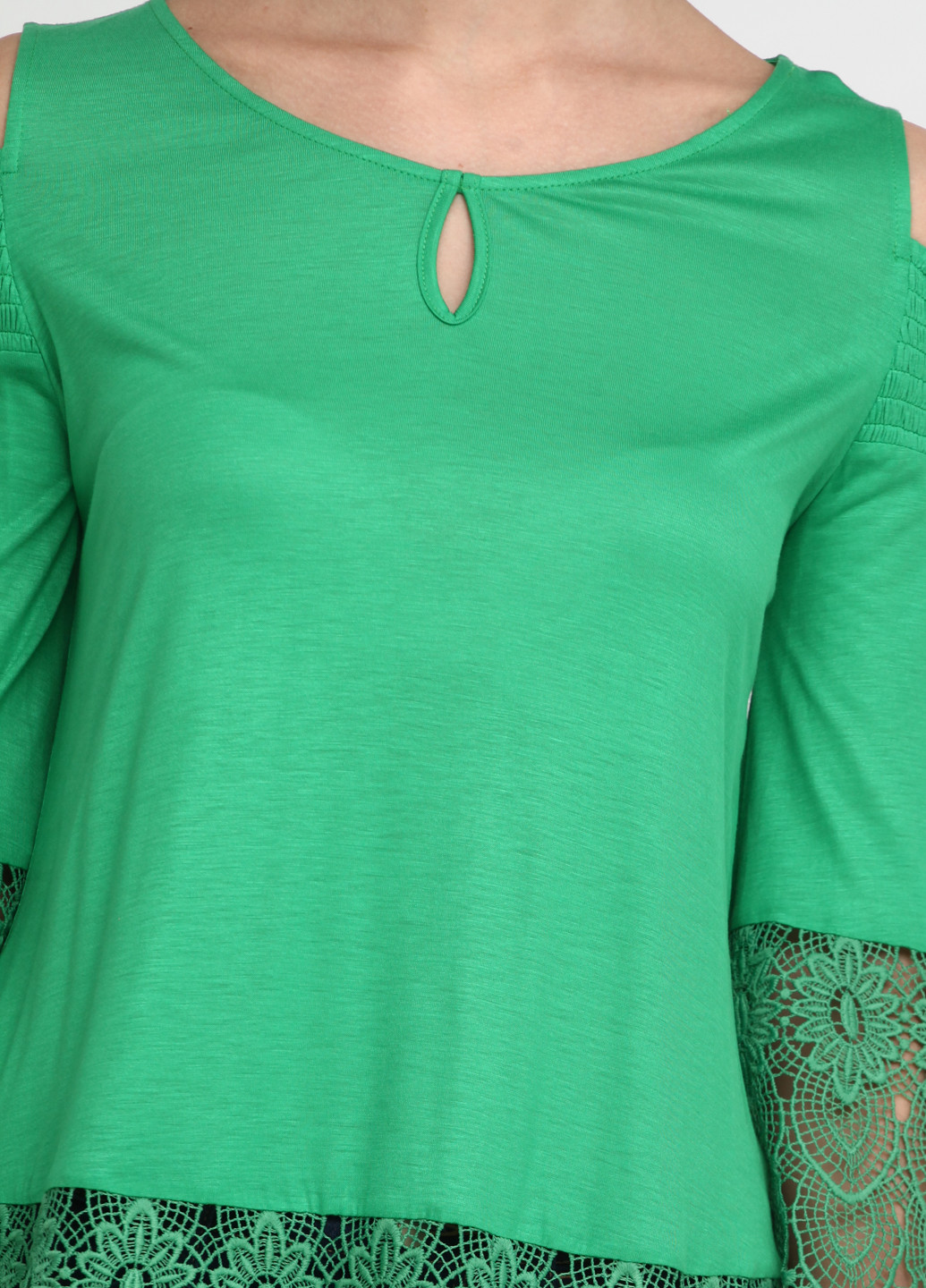Зелёная блуза Sassofono