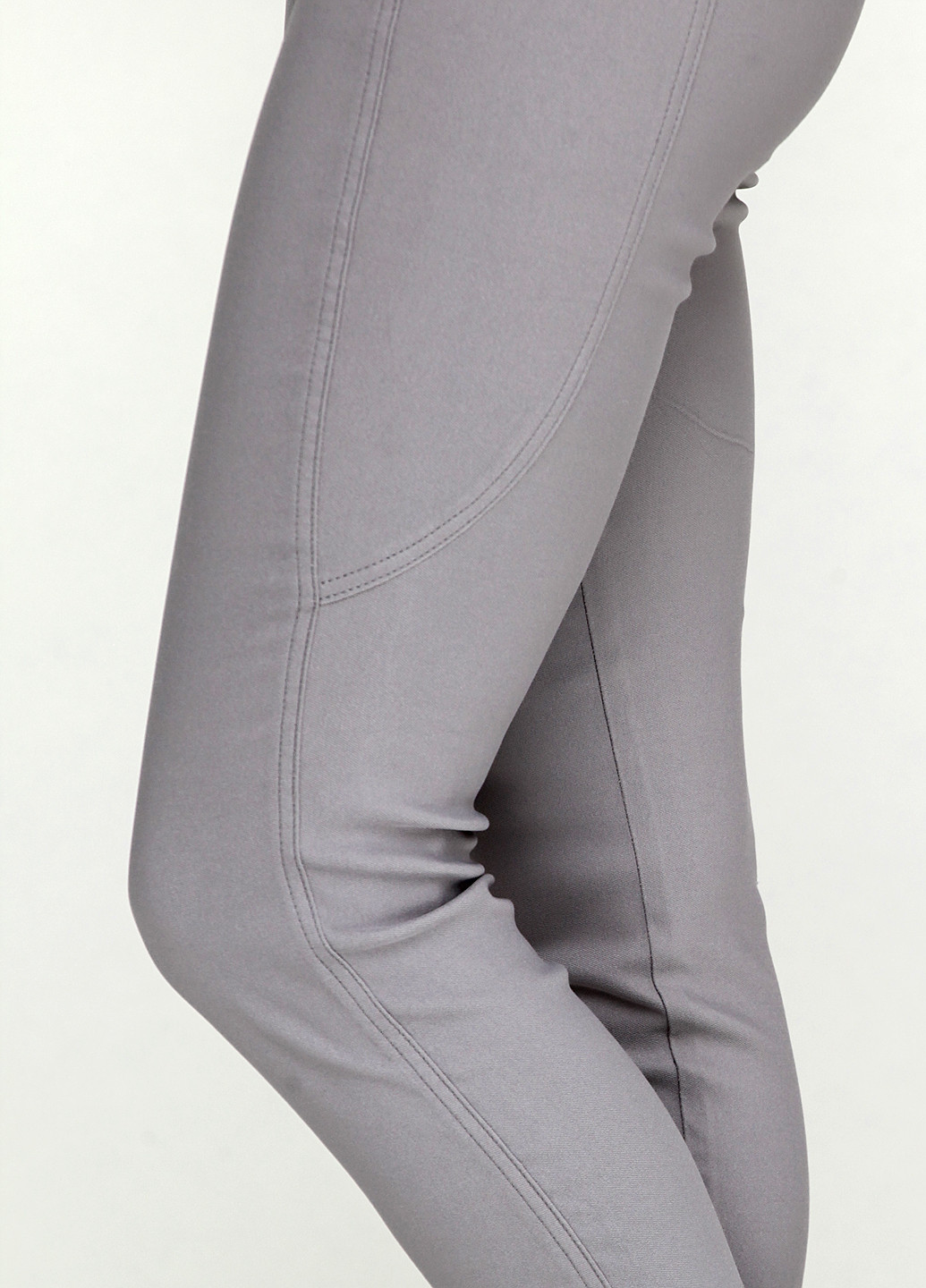 Серые кэжуал демисезонные зауженные брюки Laurie