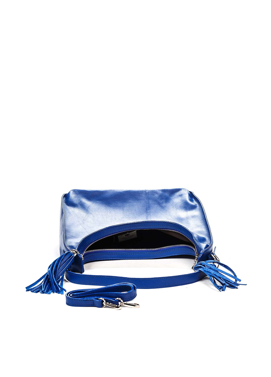 Сумка Italian Bags хобо однотонна синя кежуал