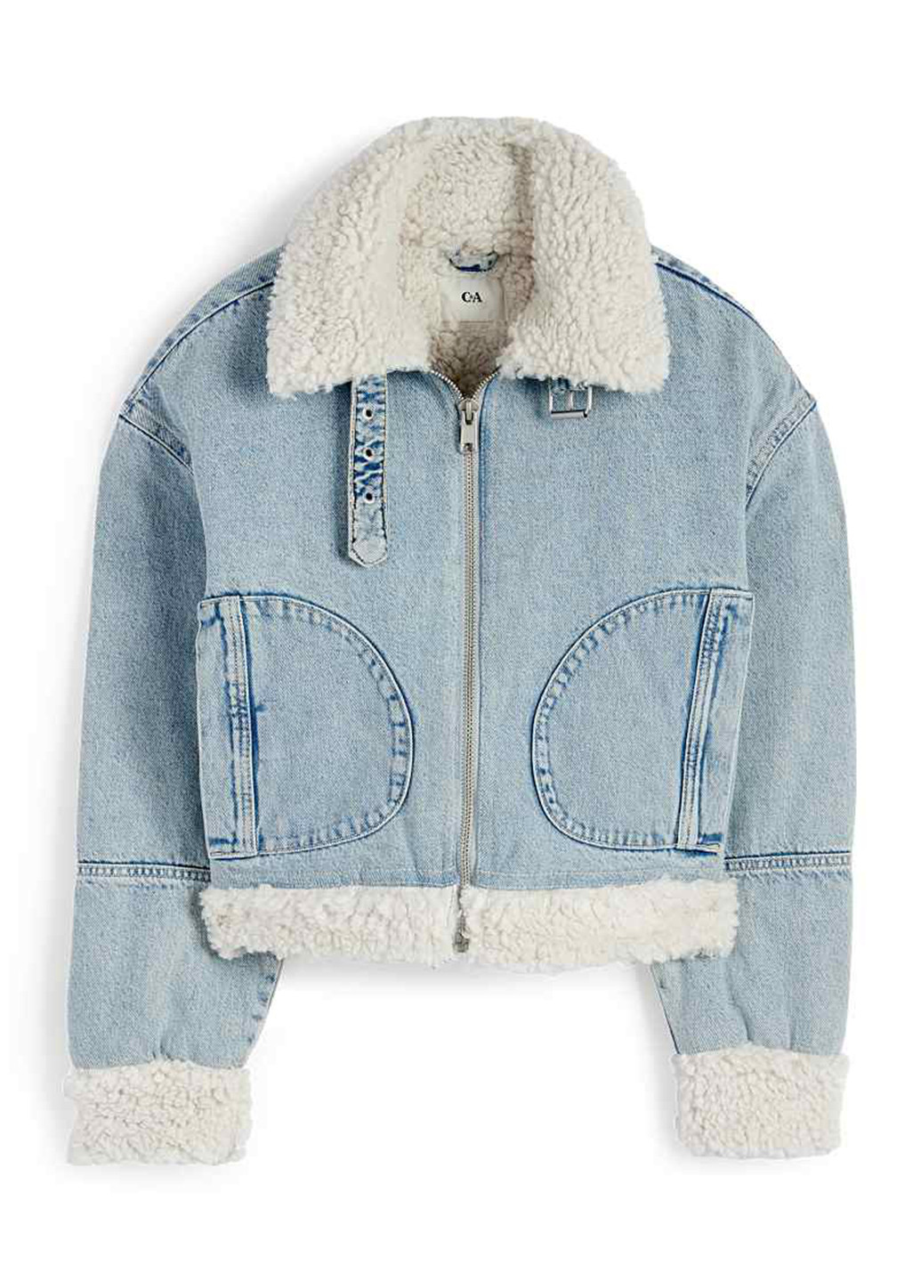 Голубая демисезонная куртка C&A
