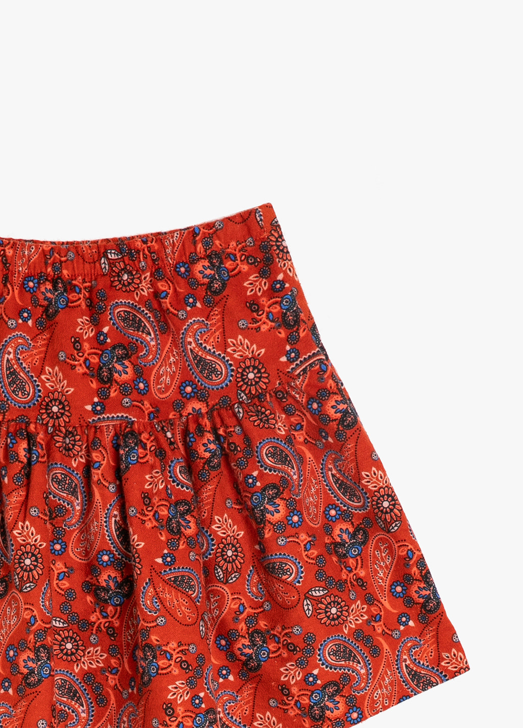 Красная кэжуал с абстрактным узором юбка KOTON клешированная