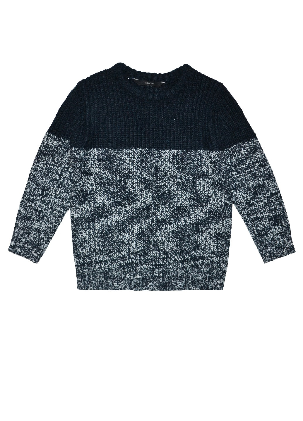 Темно-синий демисезонный свитер пуловер George