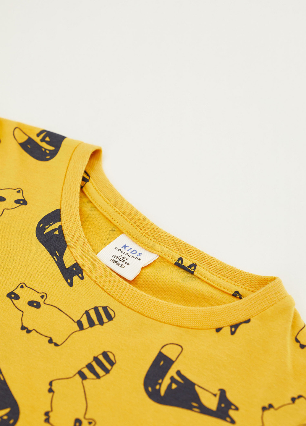 Желтая всесезон пижама лонгслив + брюки DeFacto