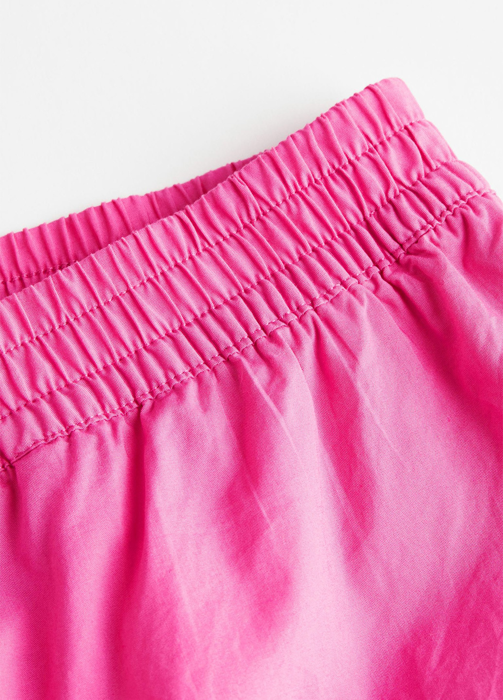 Розовые домашние демисезонные прямые брюки H&M