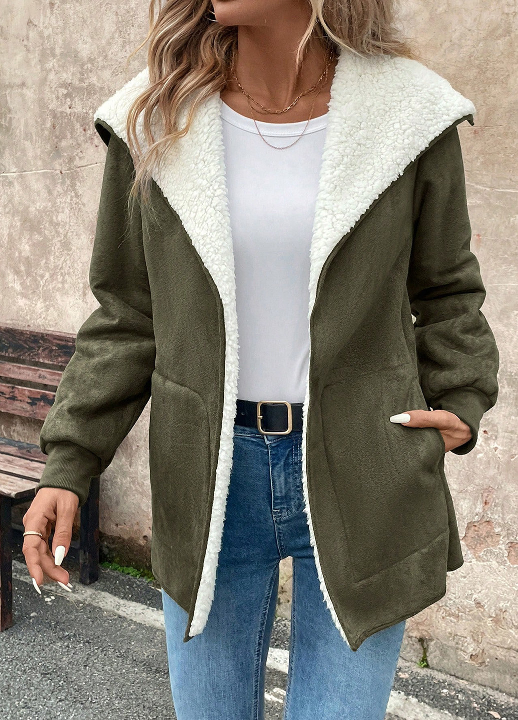 Дубленка SHEIN (343353533)