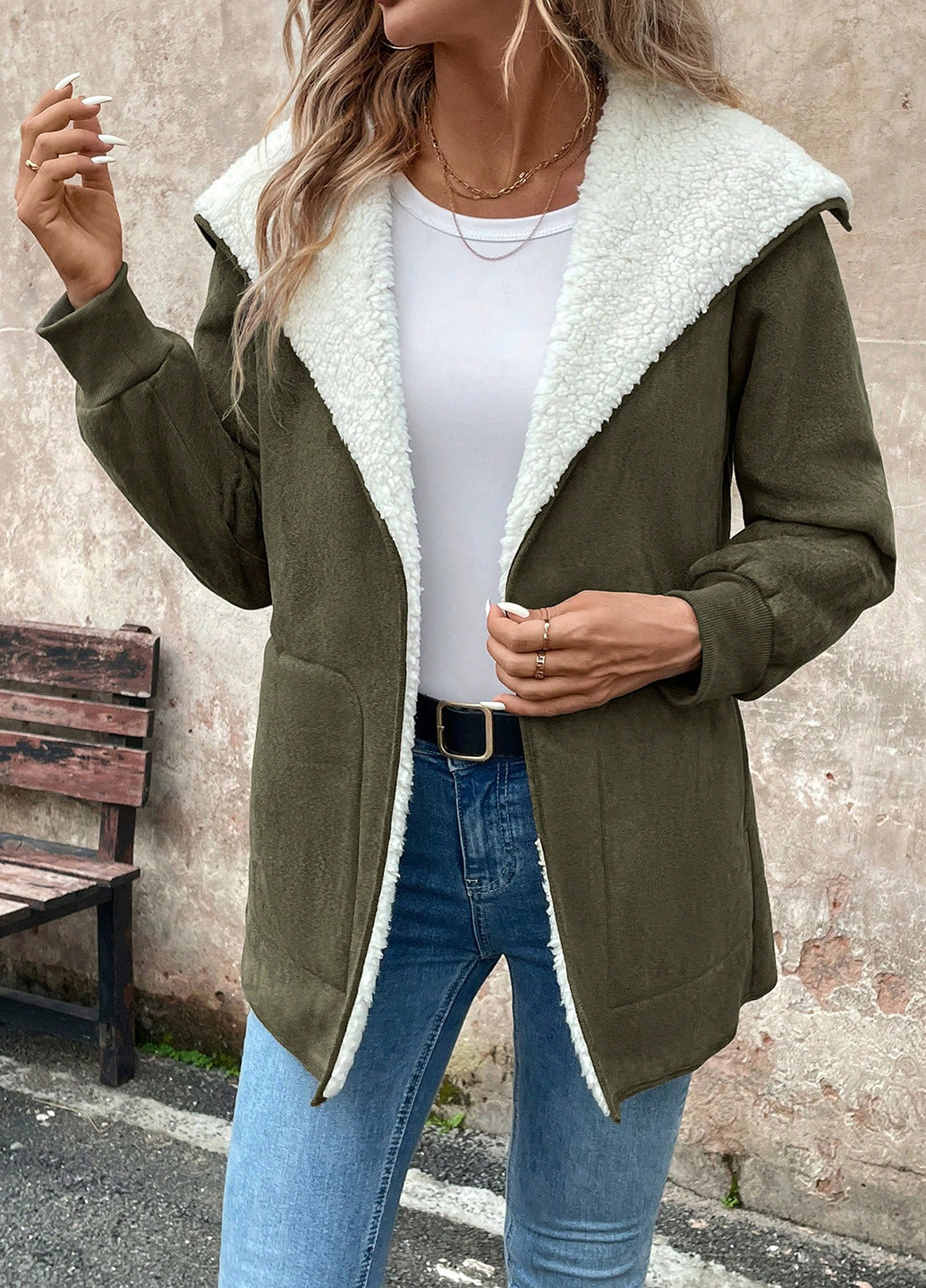 Дубленка SHEIN (343353533)