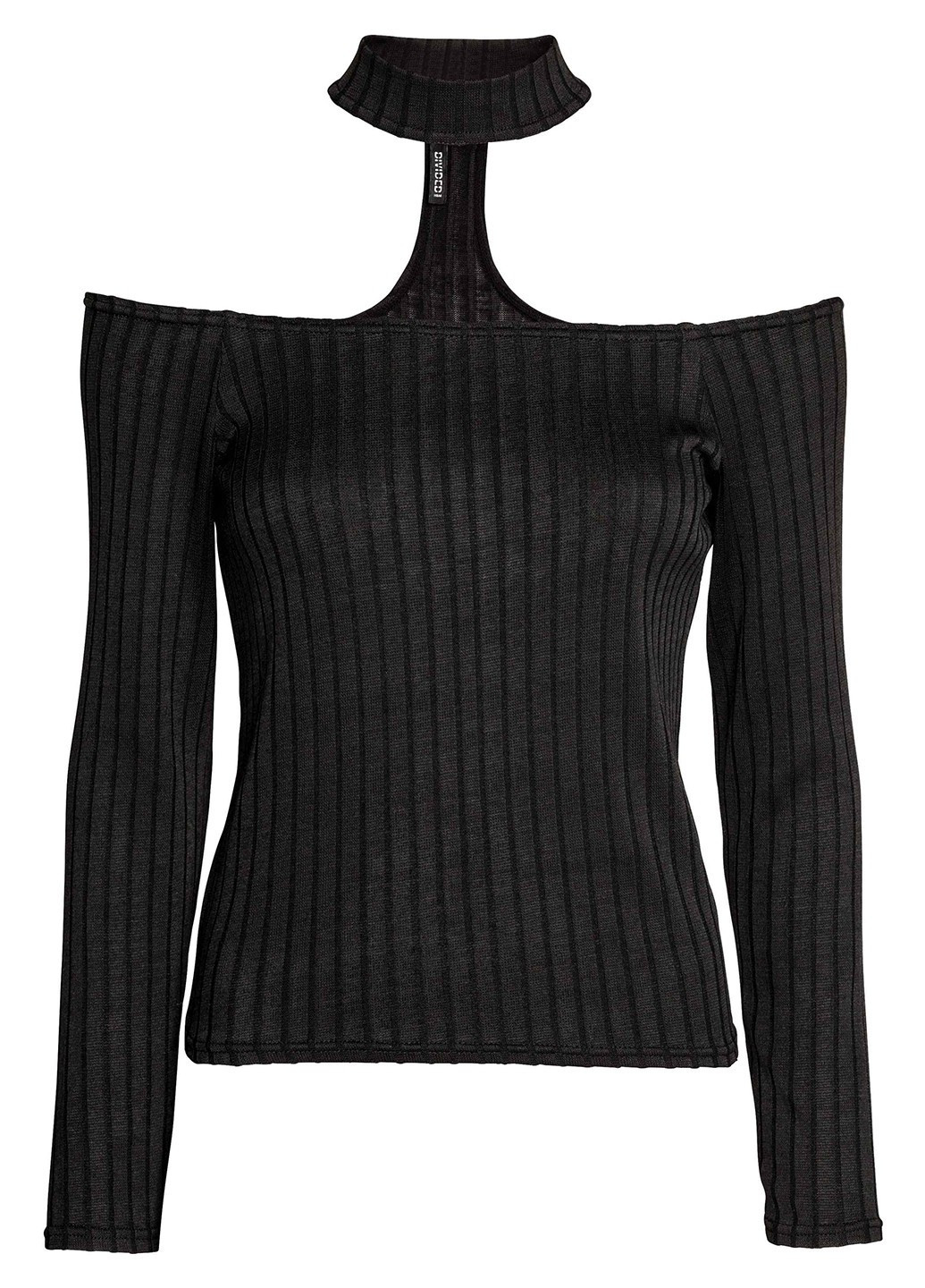 Черный демисезонный свитер H&M