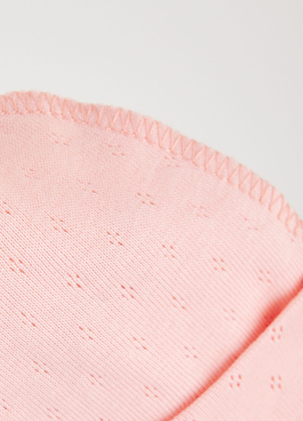 Розовый демисезонный комплект (шапка, распашонка, ползунки) Ляля