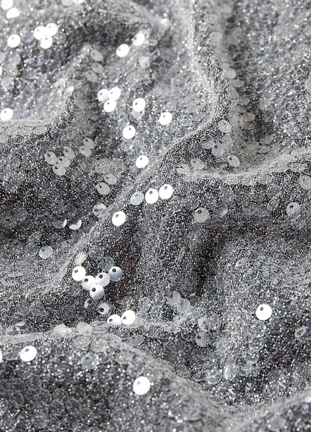 Серебристое праздничный платье на одно плечо C&A однотонное